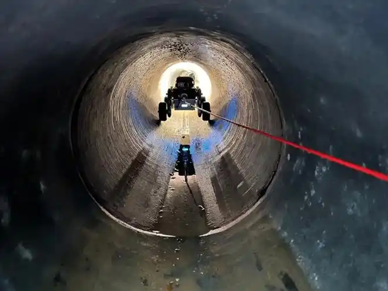 台城花园管道检测